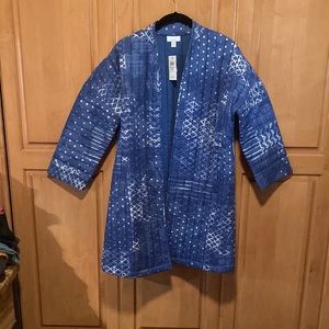 J.Jill Pure Jill Quilted Patchwork Kimono Jacket